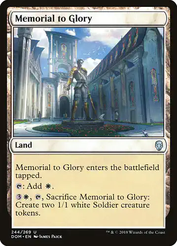 Memorial to Glory - dom Spoiler
