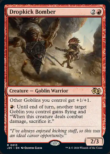 Dropkick Bomber - j25 Spoiler