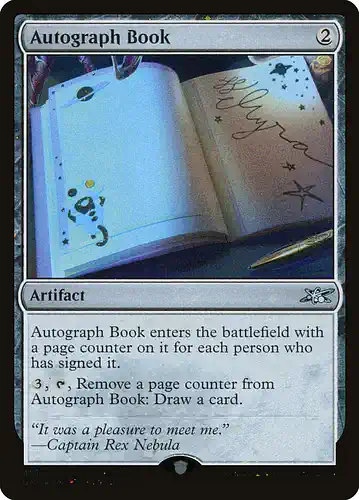 Autograph Book - unf Spoiler