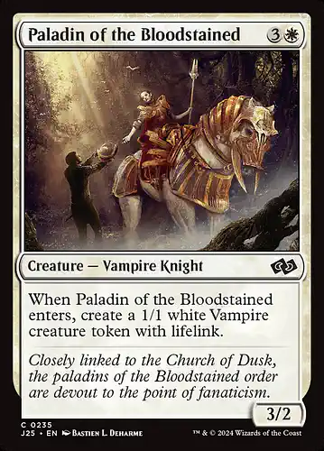 Paladin of the Bloodstained - j25 Spoiler