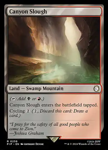 Canyon Slough - pip Spoiler