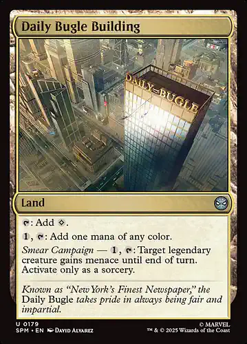 Daily Bugle Building - spm Spoiler