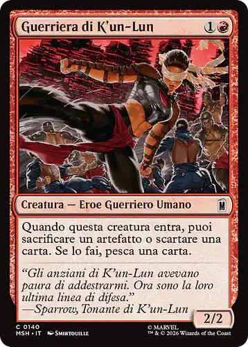 K'un-Lun Warrior - msh Spoiler