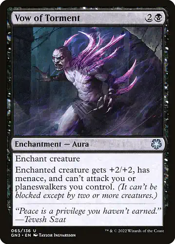 Vow of Torment - gn3 Spoiler
