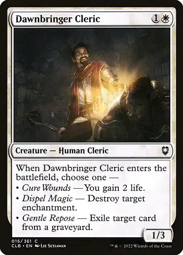 Dawnbringer Cleric - clb Spoiler