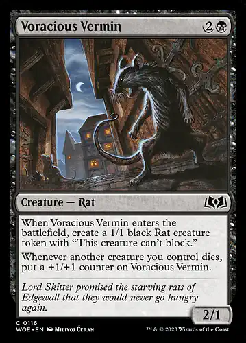 Voracious Vermin - woe Spoiler