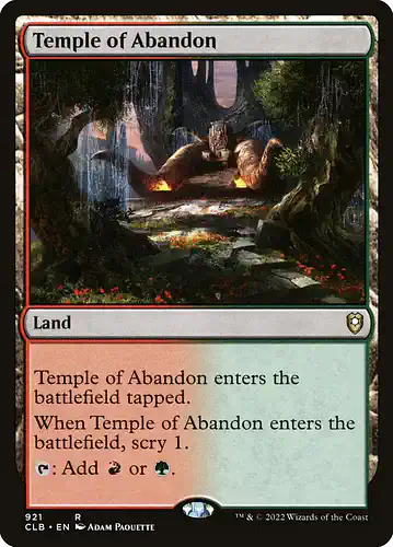 Temple of Abandon - clb Spoiler