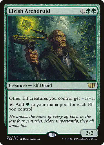 Elvish Archdruid - c14 Spoiler