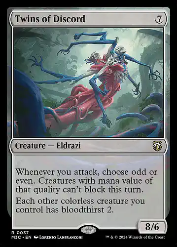 Twins of Discord - m3c Spoiler