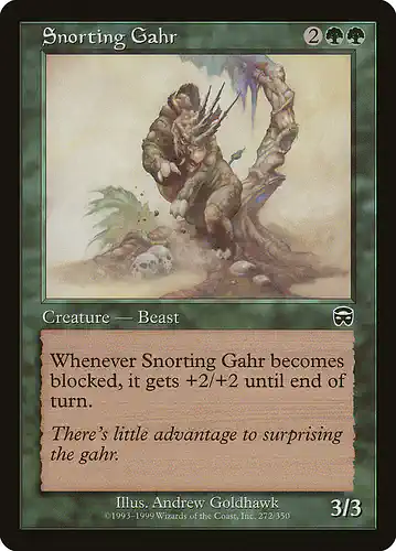 Snorting Gahr - mmq Spoiler
