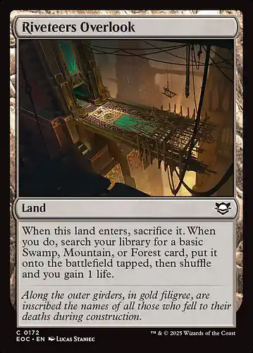 Riveteers Overlook - eoc Spoiler