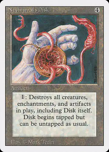 Nevinyrral's Disk - 3ed Spoiler