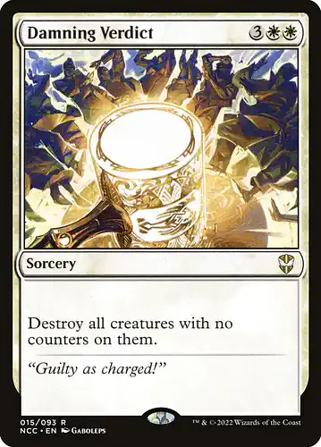 Damning Verdict - ncc Spoiler