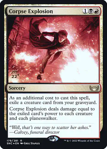 Corpse Explosion - snc Spoiler