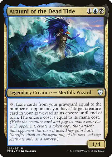 Araumi of the Dead Tide - cmr Spoiler