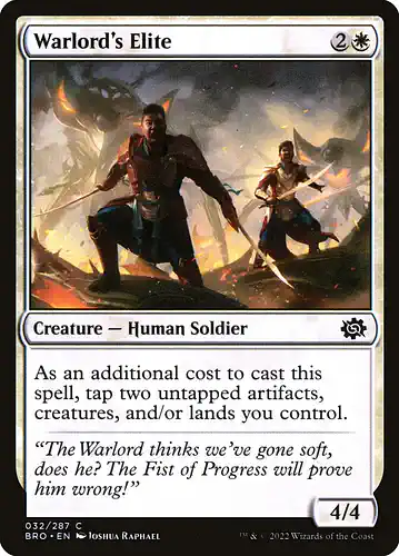 Warlord's Elite - bro Spoiler