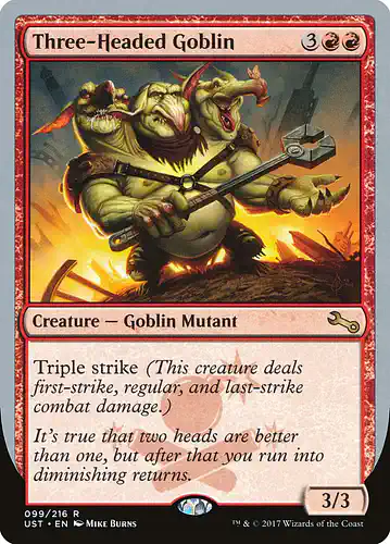 Three-Headed Goblin - ust Spoiler