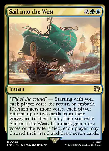 Sail into the West - ltc Spoiler