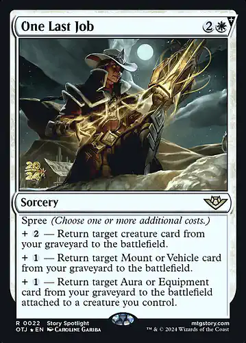 One Last Job - otj Spoiler