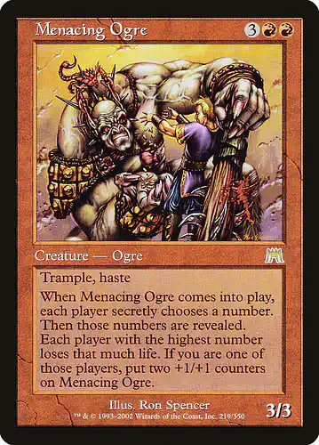 Menacing Ogre - ons Spoiler