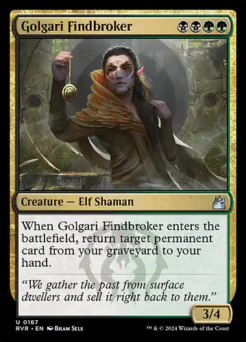 Golgari Findbroker - rvr Spoiler