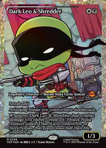 Dark Leo & Shredder - tmt Spoiler