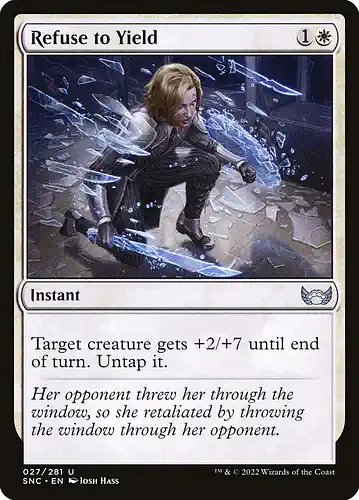 Refuse to Yield - snc Spoiler