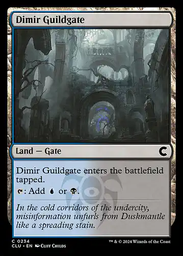 Dimir Guildgate - clu Spoiler