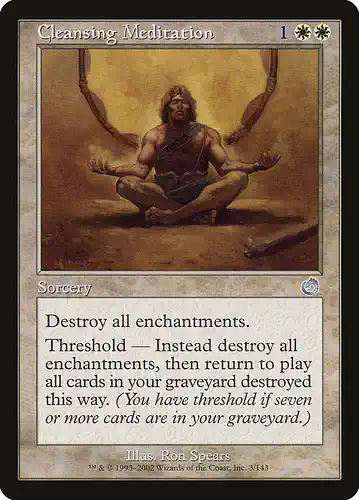 Cleansing Meditation - tor Spoiler