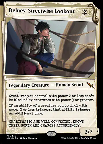 Delney, Streetwise Lookout - mkm Spoiler