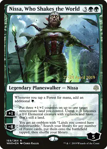 Nissa, Who Shakes the World - war Spoiler