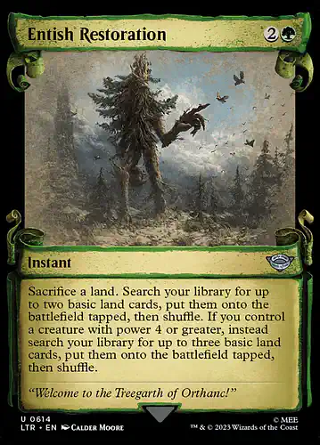 Entish Restoration - ltr Spoiler