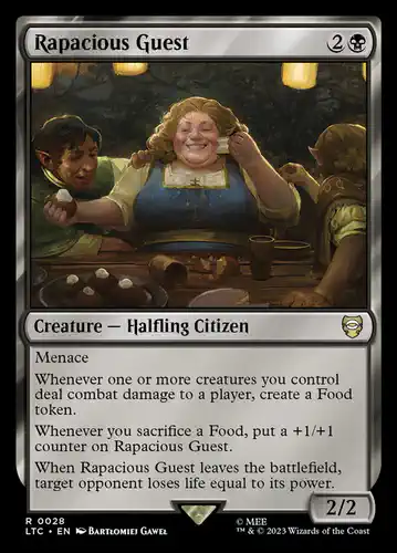 Rapacious Guest - ltc Spoiler