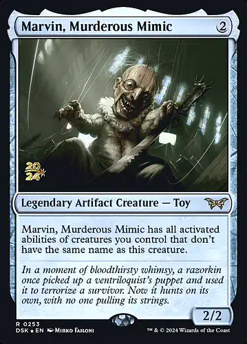 Marvin, Murderous Mimic - dsk Spoiler