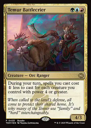 Temur Battlecrier - tdm Spoiler