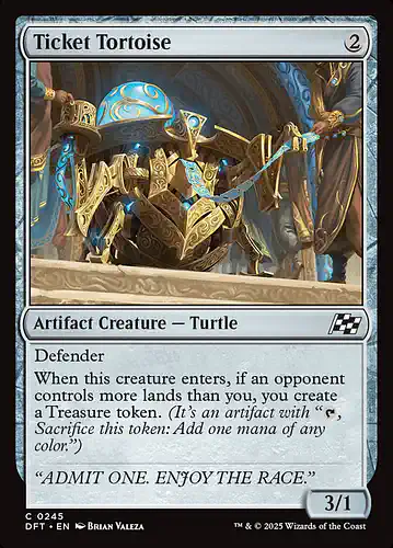 Ticket Tortoise - dft Spoiler