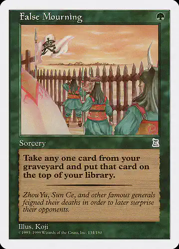 False Mourning - ptk Spoiler
