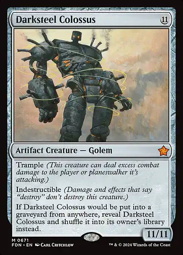 Darksteel Colossus - fdn Spoiler