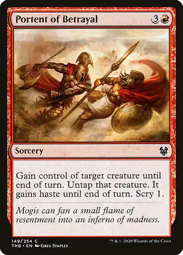Portent of Betrayal - thb Spoiler