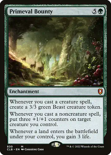 Primeval Bounty - clb Spoiler
