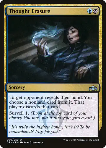 Thought Erasure - grn Spoiler