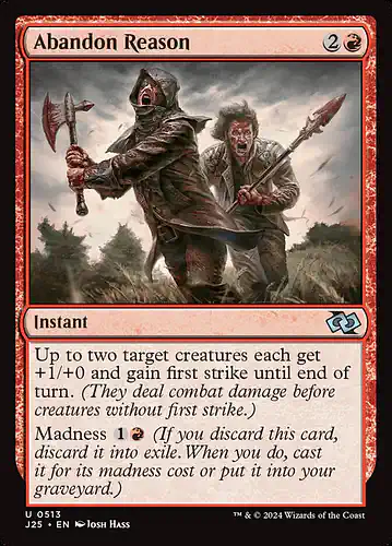 Abandon Reason - j25 Spoiler