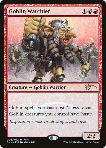 Goblin Warchief - f16 Spoiler