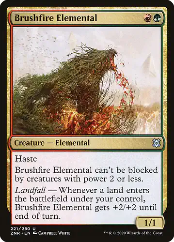 Brushfire Elemental - znr Spoiler