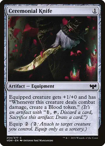 Ceremonial Knife - vow Spoiler