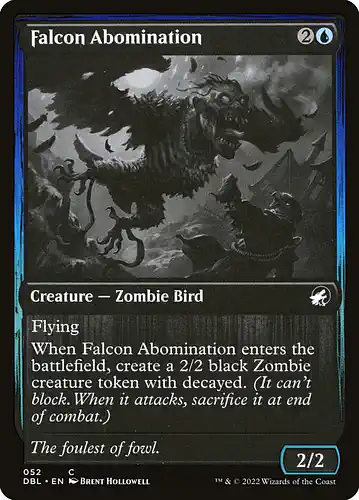 Falcon Abomination - dbl Spoiler