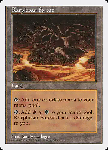 Karplusan Forest - 5ed Spoiler