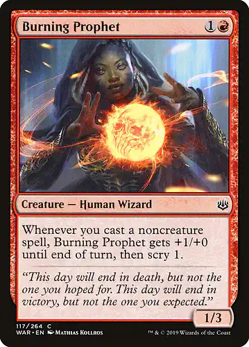Burning Prophet - war Spoiler