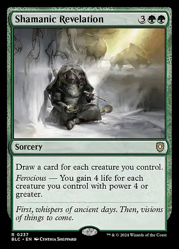Shamanic Revelation - blc Spoiler