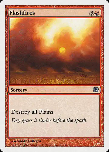 Flashfires - 9ed Spoiler